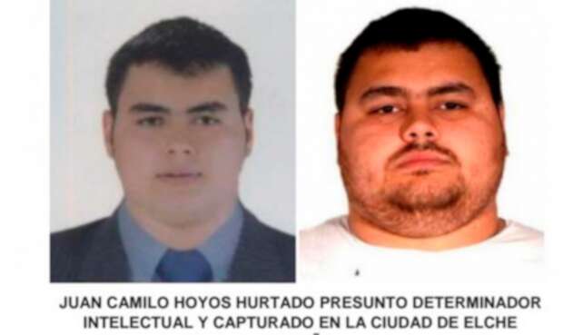 Juan Camilo Hoyos Hurtado, colombiano capturado en Elche (España)