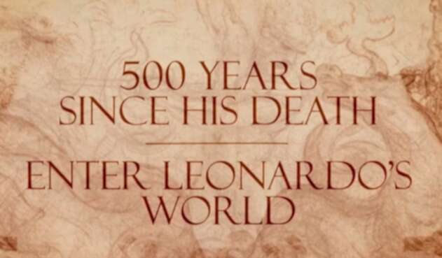 Foto conmemorativa de Leonardo da Vinci hecha por el Royal Collection Trust