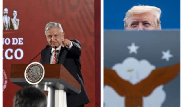 López Obrador y Trump López Obrador y Trump