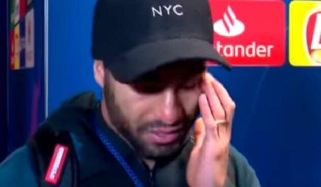 Lucas Moura tras ver la narración de su gol