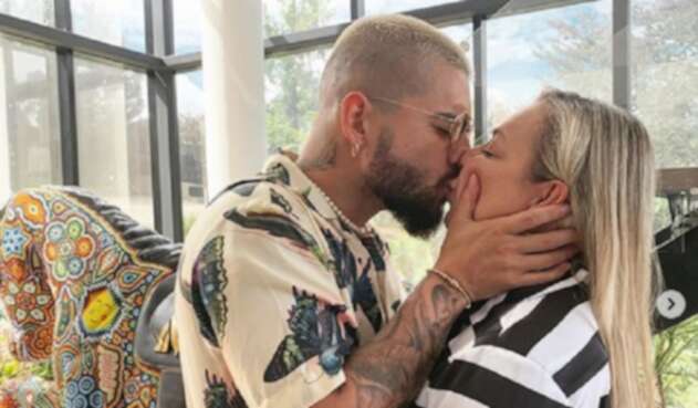 Maluma y su madre