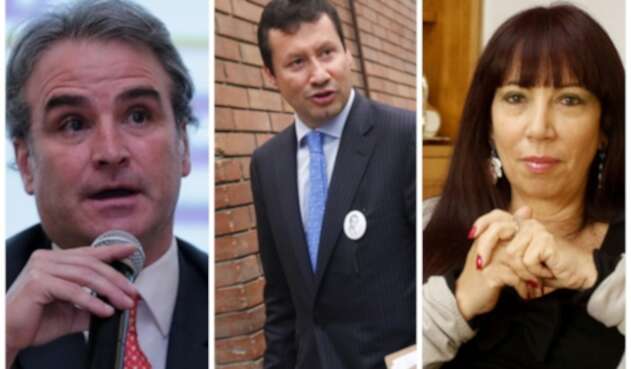 Pablo Felipe Robledo, Jaime Lombana y María Jimena Duzán