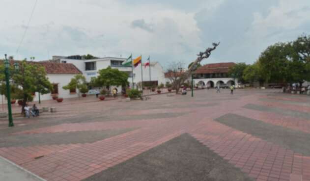 La Plaza Alfonso López, en la ciudad de Valledupar