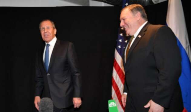 Serguéi Lavrov y Mike Pompeo Serguéi Lavrov y Mike Pompeo