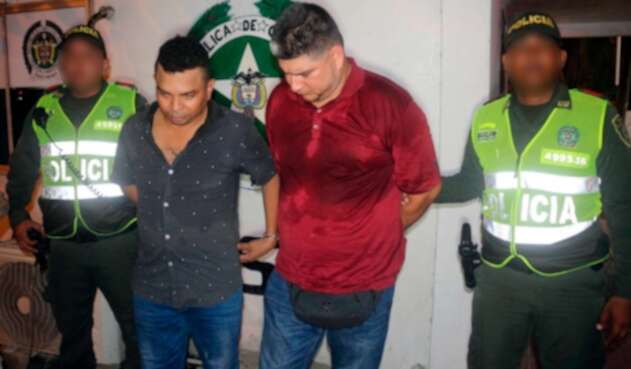 Los "rompevidrios" capturados en Cartagena de Indias