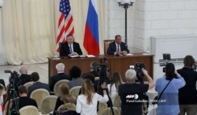 Mike Pompeo y Sergei Lavrov Mike Pompeo y Sergei Lavrov
