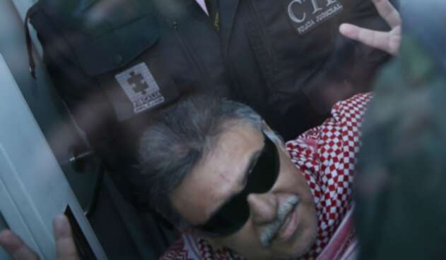 Jesús Santrich al llegar a audiencia en Paloquemao Jesús Santrich al llegar a audiencia en Paloquemao