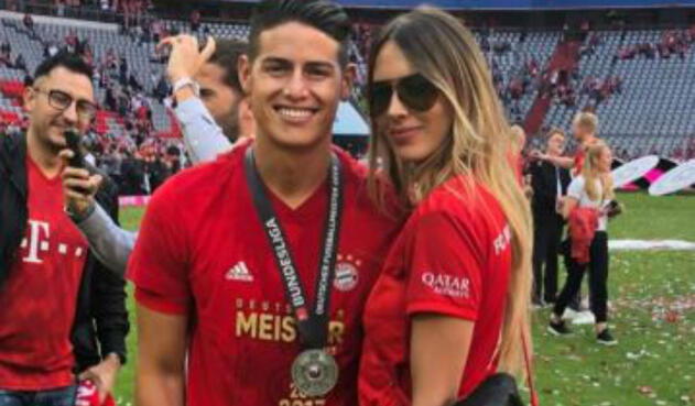 Shannon de Lima y James Rodríguez
