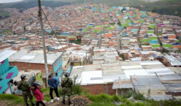 Localidad de Ciudad Bolívar, en Bogotá.