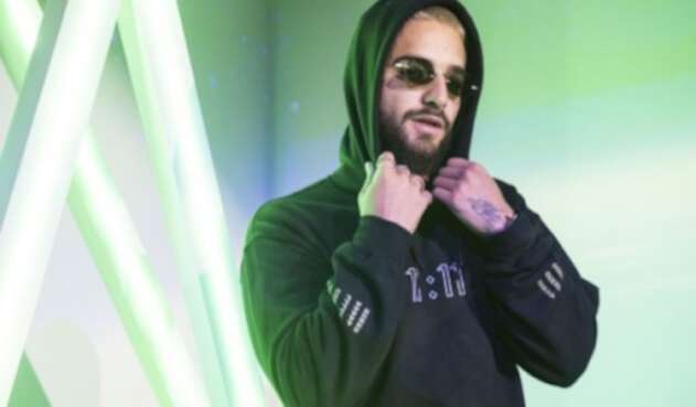 Maluma en la presentación de 11:11