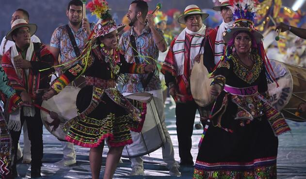 La ceremonia de apertura fue celebrada en el estado Morumbí de Sao Paulo. Inauguración de Copa América Brasil 2019