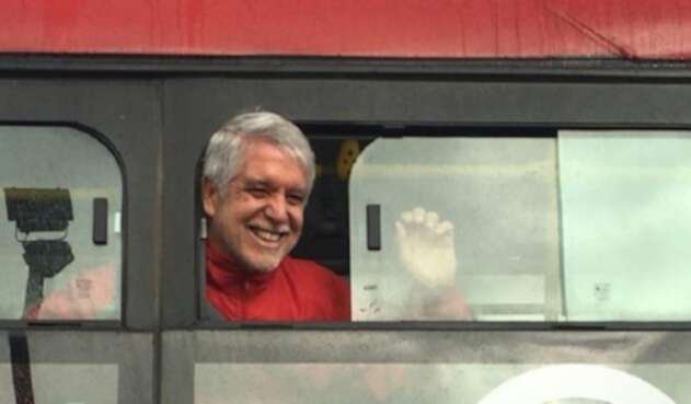 Peñalosa en Transmilenio Peñalosa en Transmilenio