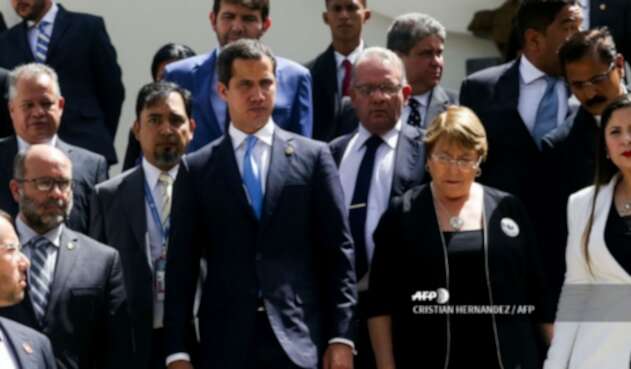 Michelle Bachelet se reunió con Juan Guaidó en Caracas Michelle Bachelet se reunió con Juan Guaidó en Caracas