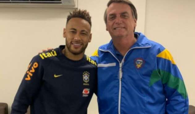 Jair Bolsonaro y Neymar Jair Bolsonaro y Neymar