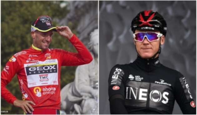 Juanjo Cobo y Chris Froome