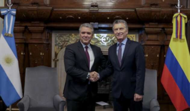 Iván Duque y Mauricio Macri Iván Duque y Mauricio Macri