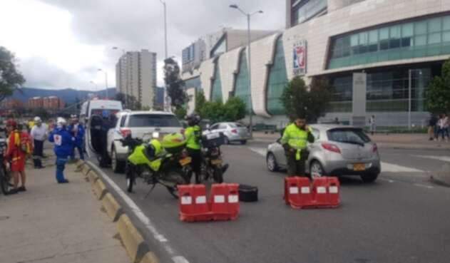 Intento de suicidio en Avenida Boyacá