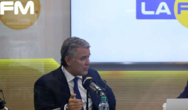 El presidente Iván Duque en La FM respondió sobre la polémica por posible regreso de los falsos positivos.