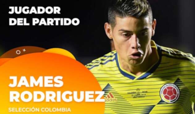 James Rodríguez, figura del partido. James Rodríguez, figura del partido.