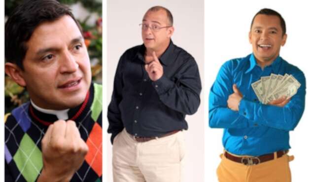 Padre Chucho, Jota Mario Valencia y el profesor Salomón