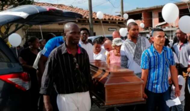 Las honras fúnebres a María del Pilar Hurtado en Puerto Tejada (Cauca)