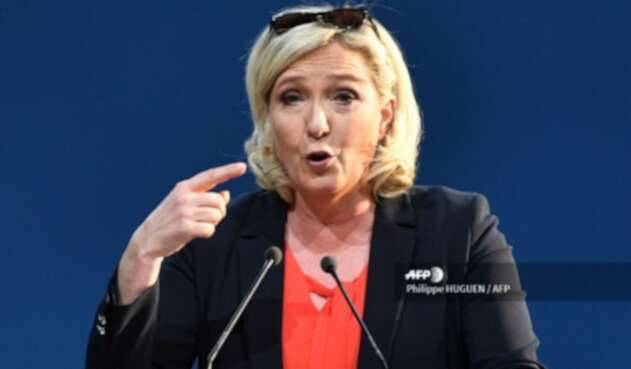 Marine Le Pen, líder de la extrema derecha francesa. Marine Le Pen, líder de la extrema derecha francesa.