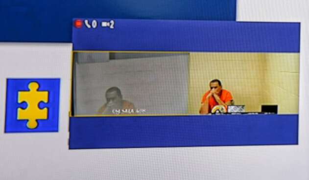 Marlon Marín, sobrino de Iván Márquez, declarando por videoconferencia desde Estados Unidos