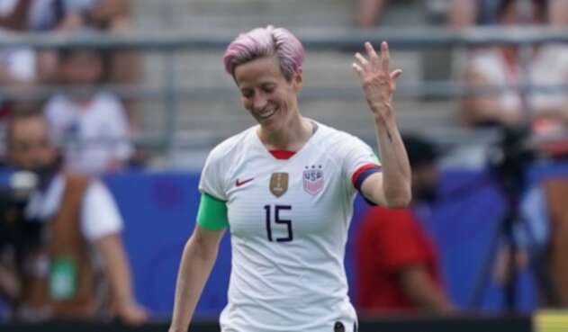 Megan Rapinoe, cocapitana de la selección de fútbol femenino de EE.UU.