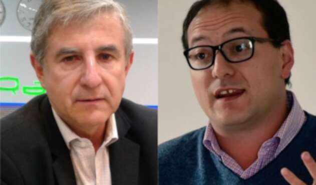 Secretario Luis Gonzalo Morales y el concejal Manuel Sarmiento