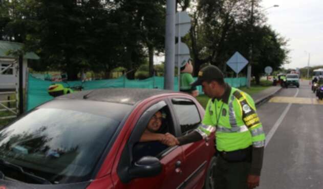 Policía de tránsito Ibagué.