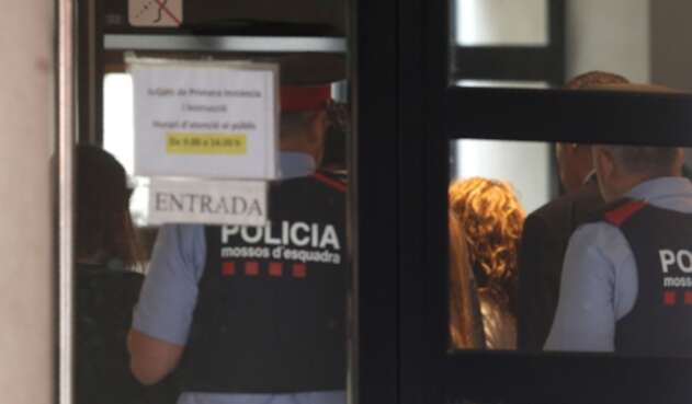 Shakira llegando a los juzgados de Esplugues de Llobregat, en inmediaciones de Barcelona Shakira llegando a los juzgados de Esplugues de Llobregat, en inmediaciones de Barcelona