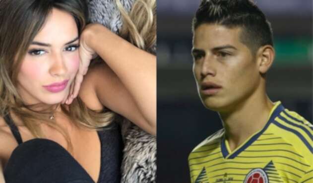 Shannon de Lima y James Rodríguez Shannon de Lima y James Rodríguez