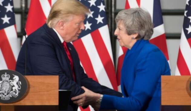 Trump y Theresa May