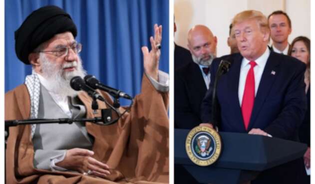 Ali Jameneí y Donald Trump Ali Jameneí y Donald Trump