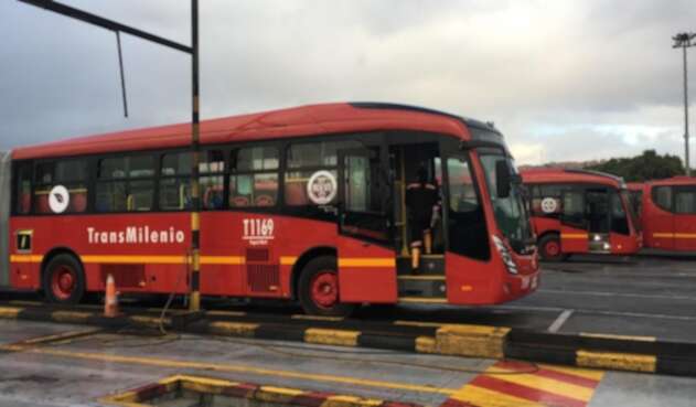 Nuevos buses de Transmilenio, en Bogotá