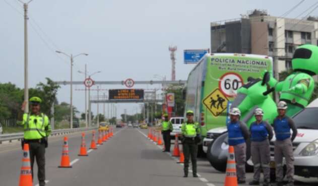 Policia Carretera Barranquilla