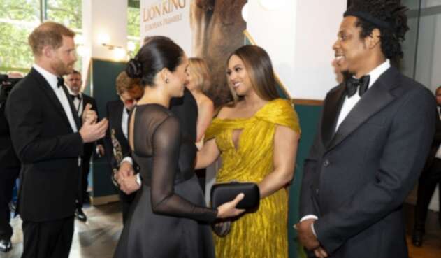 Duques de Sussex junto a Beyoncé