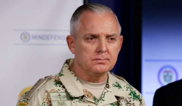 El general Alberto Mejía, ex comandante de las Fuerzas Militares