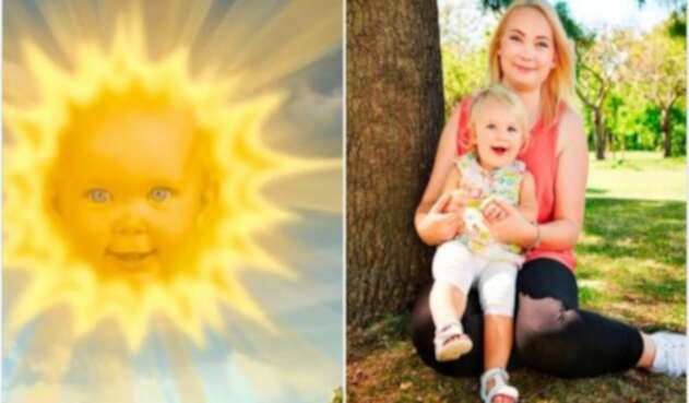 La verdad detrás de la foto de la bebé sol de los Teletubbies