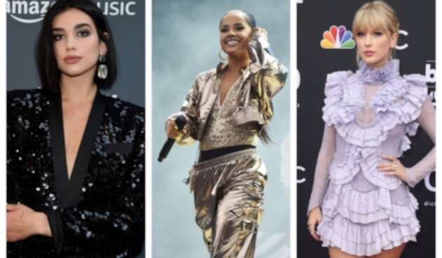 Dua Lipa, Becky G y Taylor Swift
