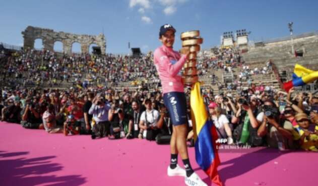 Richard Carapaz, ciclista ecuatoriano