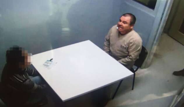Chapo Guzmán antes de ser extraditado a Estados Unidos