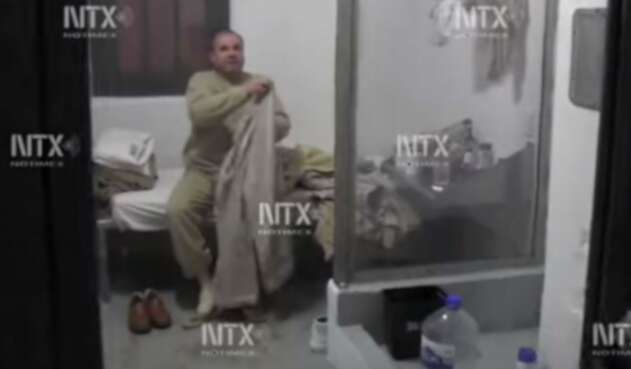 Chapo Guzmán en la cárcel de México
