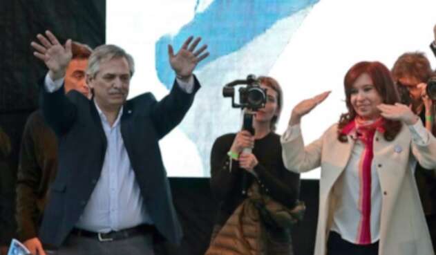 Cristina Fernández y Alberto Fernández