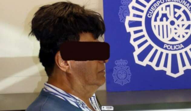 Colombiano detenido en España