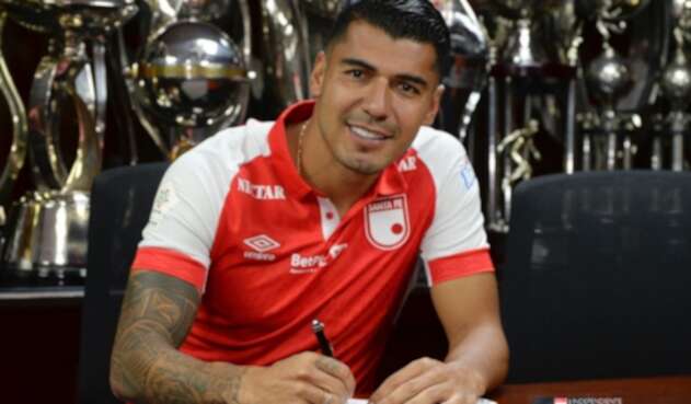 Jefferson Duque, jugador de Santa Fe Jefferson Duque, jugador de Santa Fe