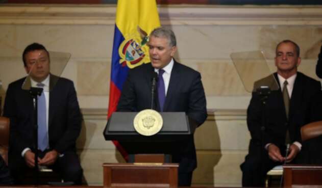 Iván Duque, presidente de la República. Iván Duque, presidente de la República.