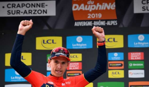 Dylan Teuns, ciclista belga al servicio de Bahrain Merida Dylan Teuns, ciclista belga al servicio de Bahrain Merida