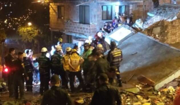Colapsó vivienda en Medellín Colapsó vivienda en Medellín