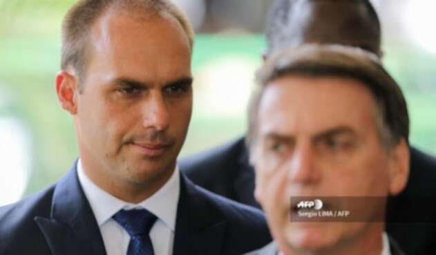 Eduardo Bolsonaro, hijo del presidente Jair Bolsonaro